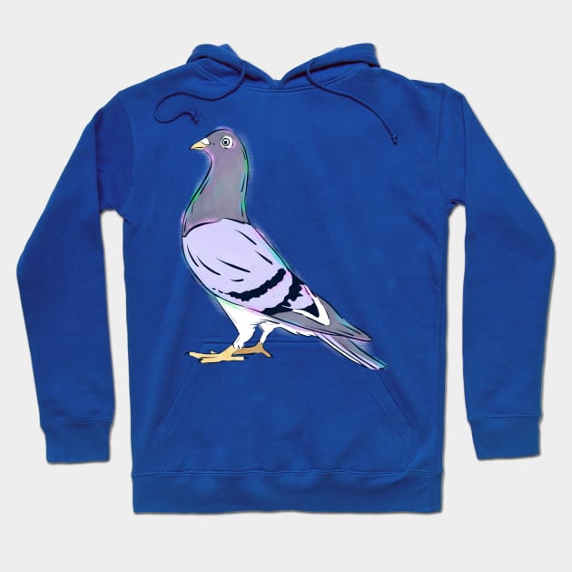 Christmas Pigeon Hoodie by ChrisPaulFarias